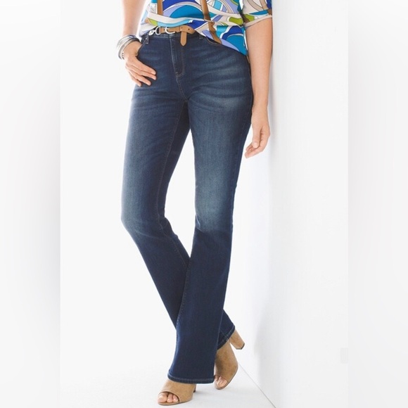 Chico’s The Platinum Barely Boot Jeans - Picture 1 of 9